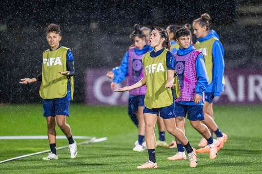 Players of the Argentinian women's national football team