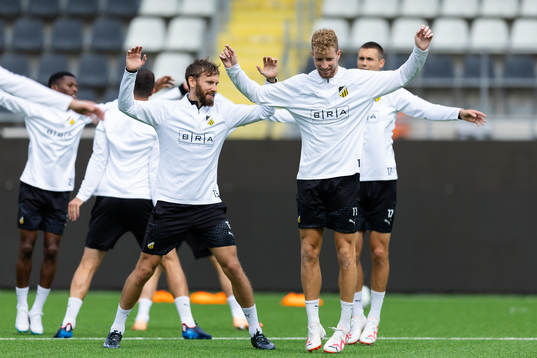 Simon Sandberg and Samuel Gustafson of Häcken