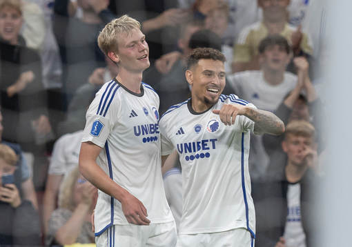 [DK=20230802: Orri Óskarsson, FC København jubler med