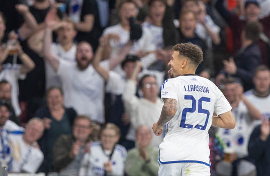 [DK=20230802: Jordan Larsson, FC København jubler