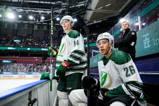 Joel Eriksson-Ek och Andre Lee