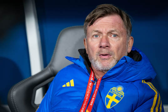 Head coach Peter Gerhardsson of Sweden