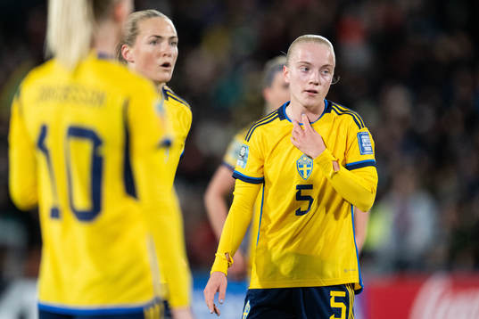 Magdalena Eriksson and Anna Sandberg of Sweden