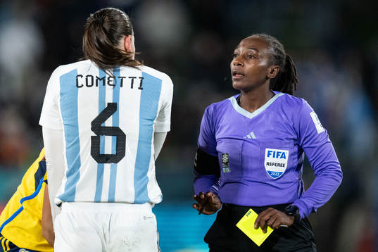 Referee Salima Mukansanga