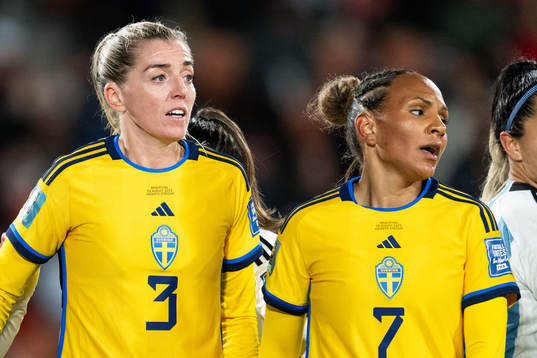 Linda Sembrant and Madelen Janogy of Sweden