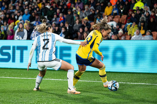 Adriana Sachs of Argentina and Johanna Rytting Kaneryd of