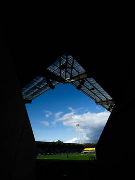 General view inside Bravida Arena