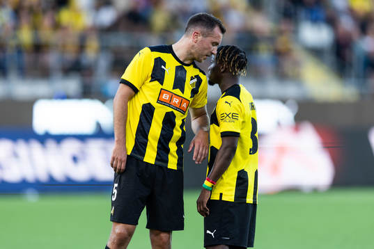Even Hovland and Ibrahim Sadiq of Häcken