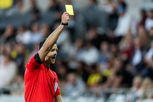 Referee Andrew Madley