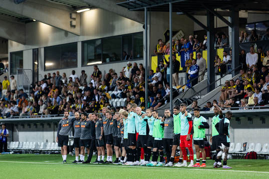 Players and staff of Häcken