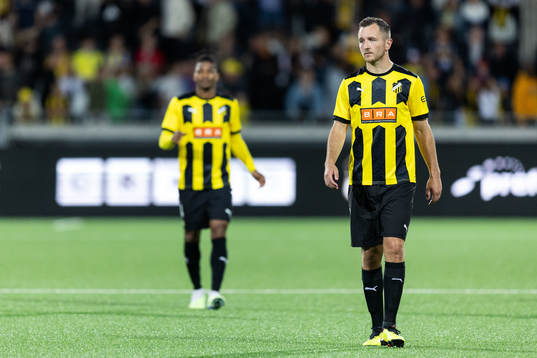 Even Hovland of Häcken looks dejected