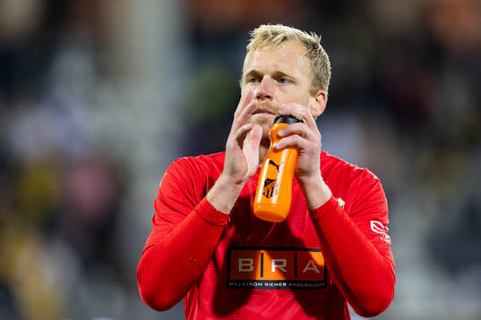 Goalkeeper Peter Abrahamsson of Häcken looks dejected