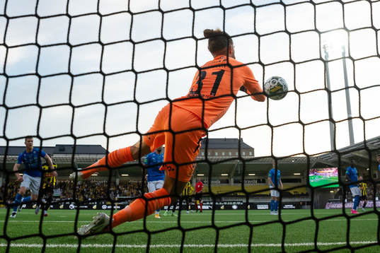 Goalkeeper Nils Jonatan Johansson of Klaksvik