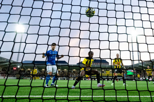 Ibrahim Sadiq of Häcken scores 3-2