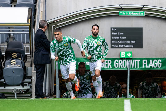 Edvin Kurtulus and Nahir Besara of Hammarby