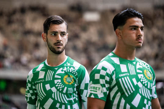 Adi Nalic and Jusef Erabi of Hammarby