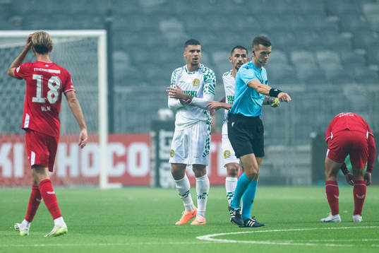 Edvin Kurtulus of Hammarby reacts