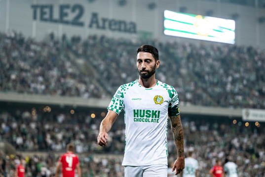 Nahir Besara of Hammarby looks dejected