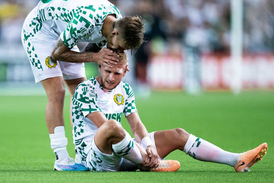 Fredrik Hammar and Simon Strand of Hammarby