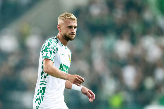 Simon Strand of Hammarby looks dejected