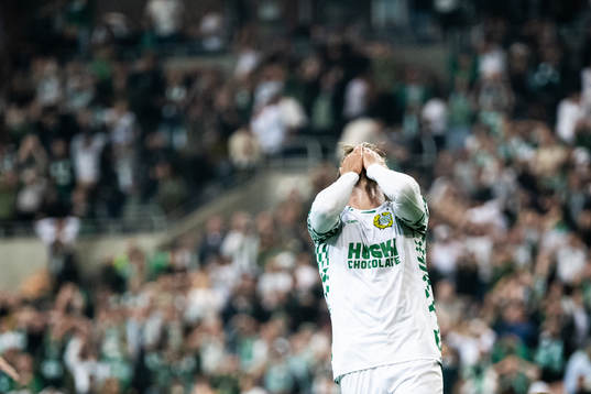 Joel Nilsson of Hammarby looks dejected