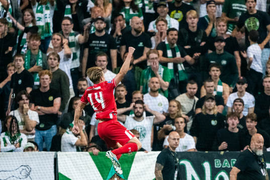 Sem Steijn of Twente celebrates