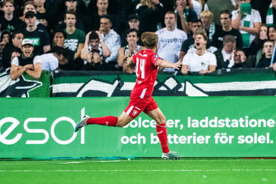 Sem Steijn of Twente celebrates