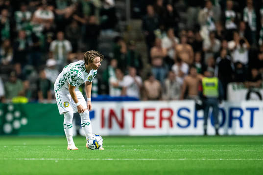 August Mikkelsen of Hammarby looks dejected