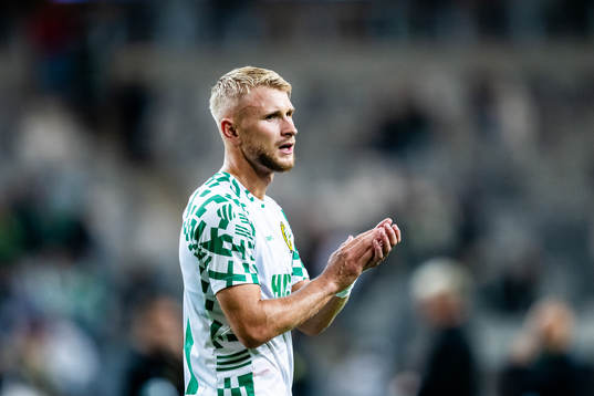 Simon Strand of Hammarby looks dejected