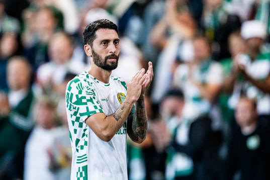 Nahir Besara of Hammarby looks dejected