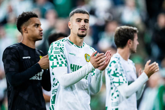Edvin Kurtulus of Hammarby looks dejected