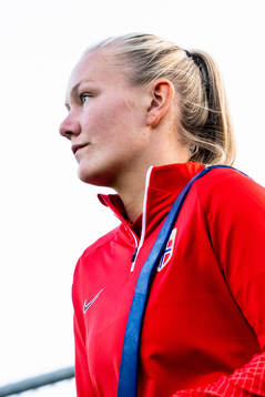 Frida Maanum of Norway at a training session