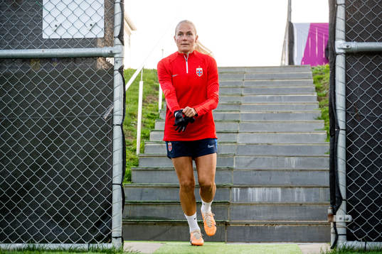 Guro Bergsvand of Norway at a training session