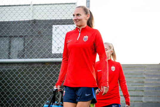 Marit Bratberg Lund of Norway at a training session
