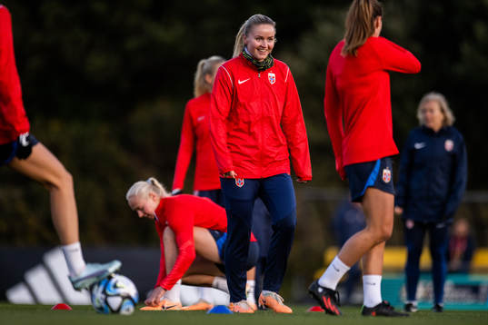 Anna Langås Jøsendal of Norway at a training session