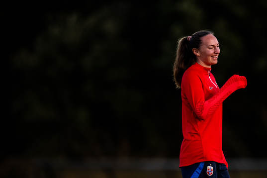 Marit Bratberg Lund of Norway at a training session