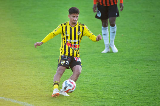 IFK Hässleholms Jan Alsalo i matchen i division 2 mellan