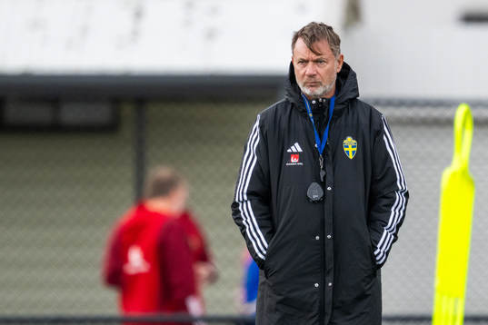 Head coach Peter Gerhardsson of the Swedish women's