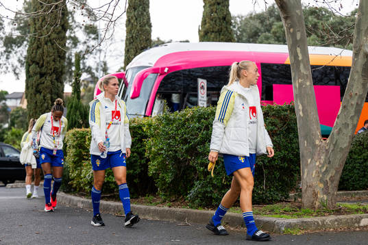Madelen Janogy, Jonna Andersson and Hanna Bennison of the