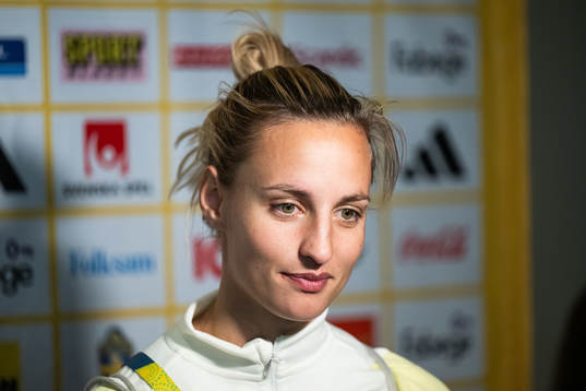 Nathalie Björn of the Swedish women's national football