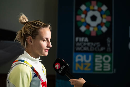 Nathalie Björn of the Swedish women's national football
