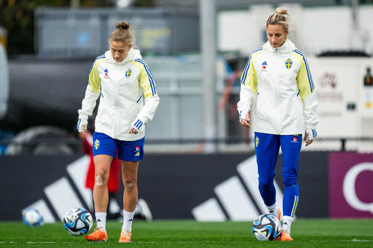 Filippa Angeldahl and Nathalie Björn of the Swedish