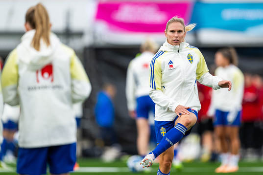 Jonna Andersson of the Swedish women's national football