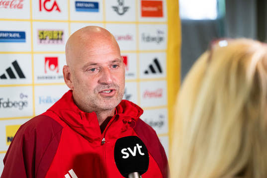 Assistant coach Magnus Wikman of the Swedish women's