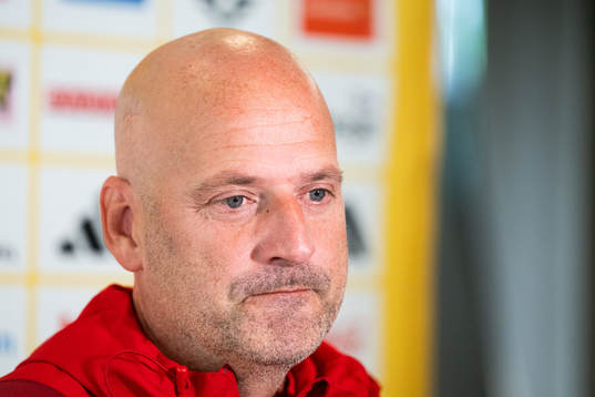 Assistant coach Magnus Wikman of the Swedish women's