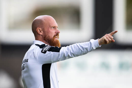 Landskronas tränare Max Mölder