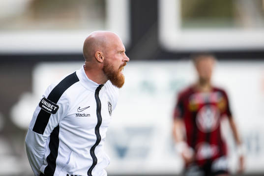 Landskronas tränare Max Mölder