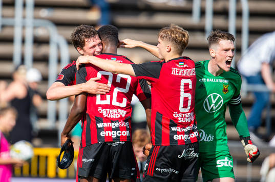 Östersunds Theodore Rask, Myroslav Mazur, Jakob Hedenquist