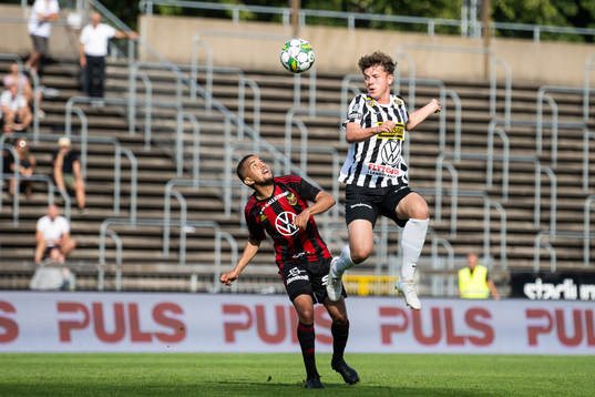 Landskronas Max Nilsson och Östersunds Erick Brendon