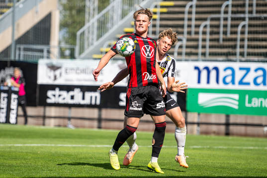 Landskronas Gustaf Bruzelius och Östersunds Sebastian